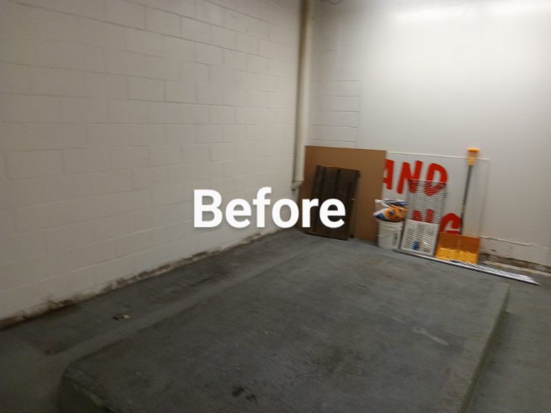 Area needing cleaning